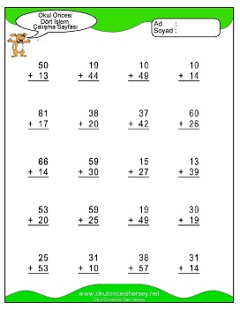 İşlemler yaprak test